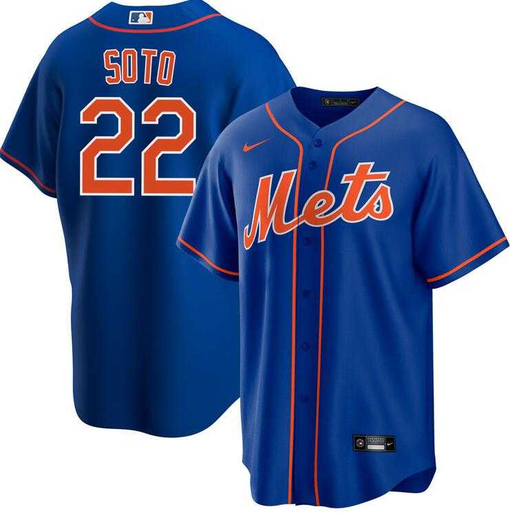 Men's New York Mets #22 Juan Soto Royal 2024 Cool Base Limited Stitched Jersey Dzhi,We sell and wholesale Men's New York Mets #22 Juan Soto Royal 2024 Cool Base Limited Stitched Jersey Dzhi on line form chian!